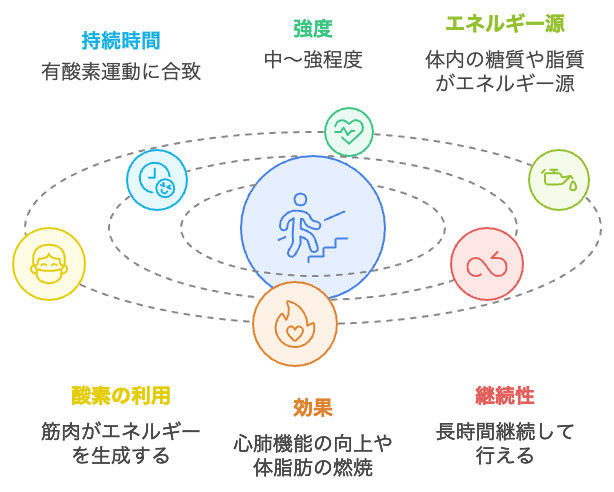 階段の昇り降りは有酸素運動