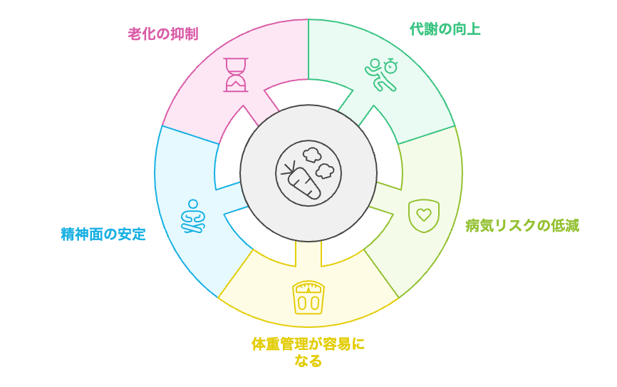 食事改善で得られる具体的な健康効果