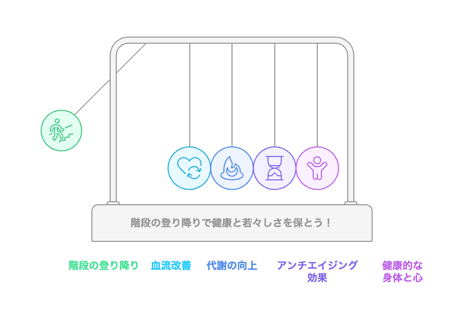 階段の登り降りで健康と若々しさを保とう！