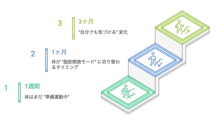 階段ダイエットの旅