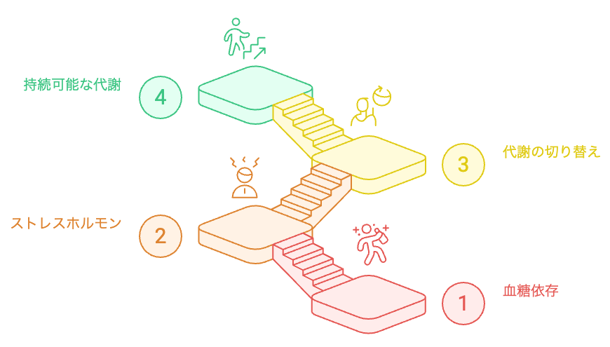 階段の登り降りへの適応
