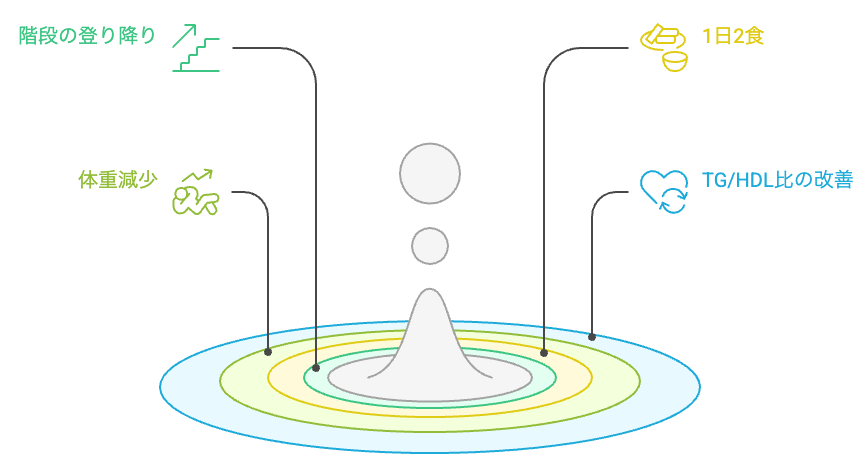 2024年の体重変化