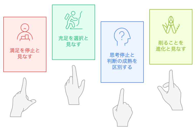 満足と充足のバランスをどのように取るか?